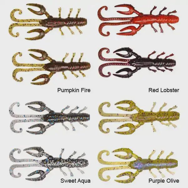 Spro Scent Craw Softlure pumpkin fire 9 cm 5 pcs