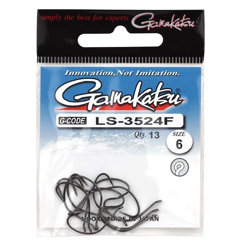 Gamakatsu LS-3524F NL Eyed Hooks #16