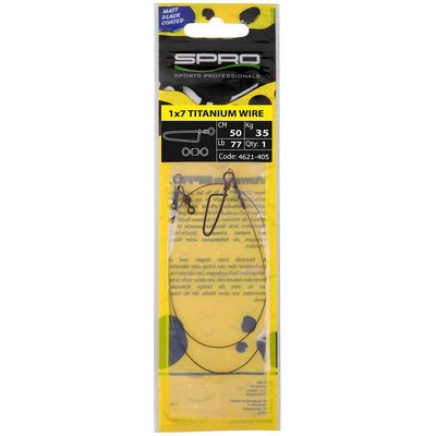 Spro Titanium Leader 1X7W 77LB 50 cm