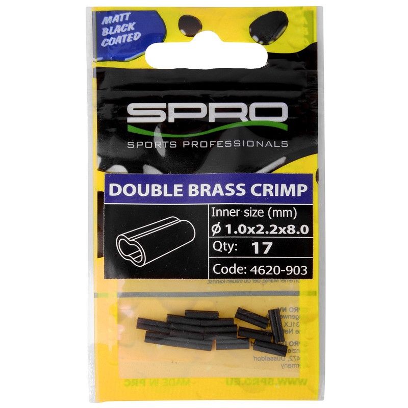 Spro Double Brass Crimp # 0.7 x 1.5 x L6