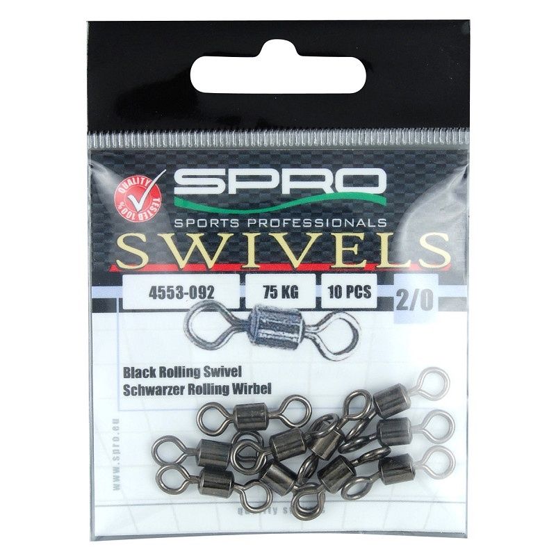 Spro Rolling Swivel #1/0 60 kg 10 pcs