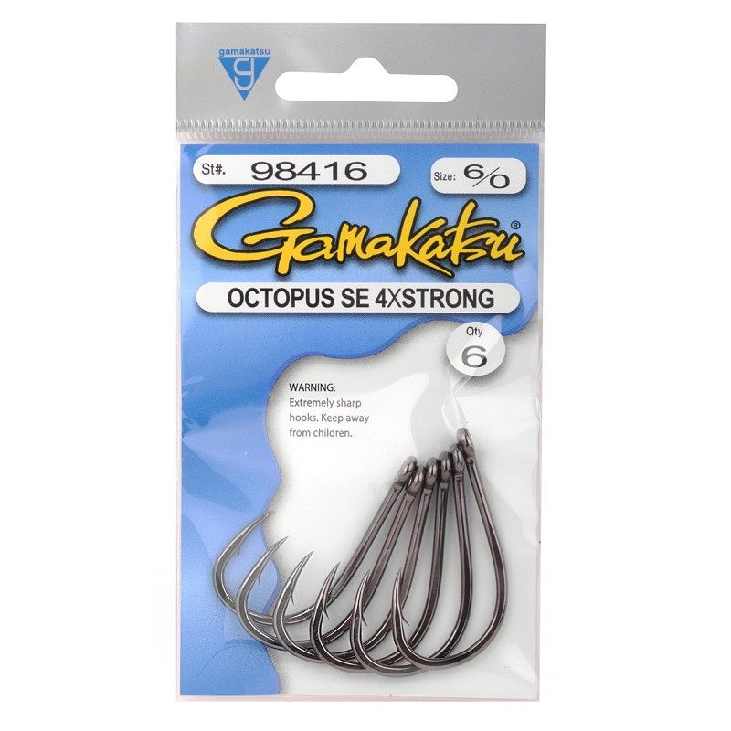 Gamakatsu SW Octopus Hooks # 6/0