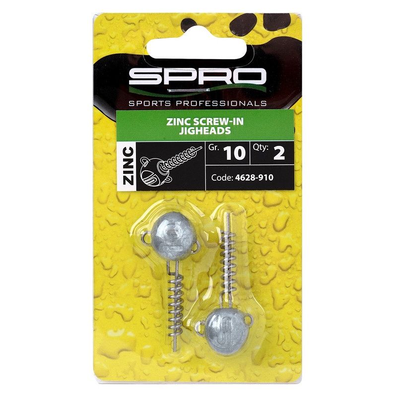 Spro Zinc Screw-in Jigheads 10 gr 2 pcs