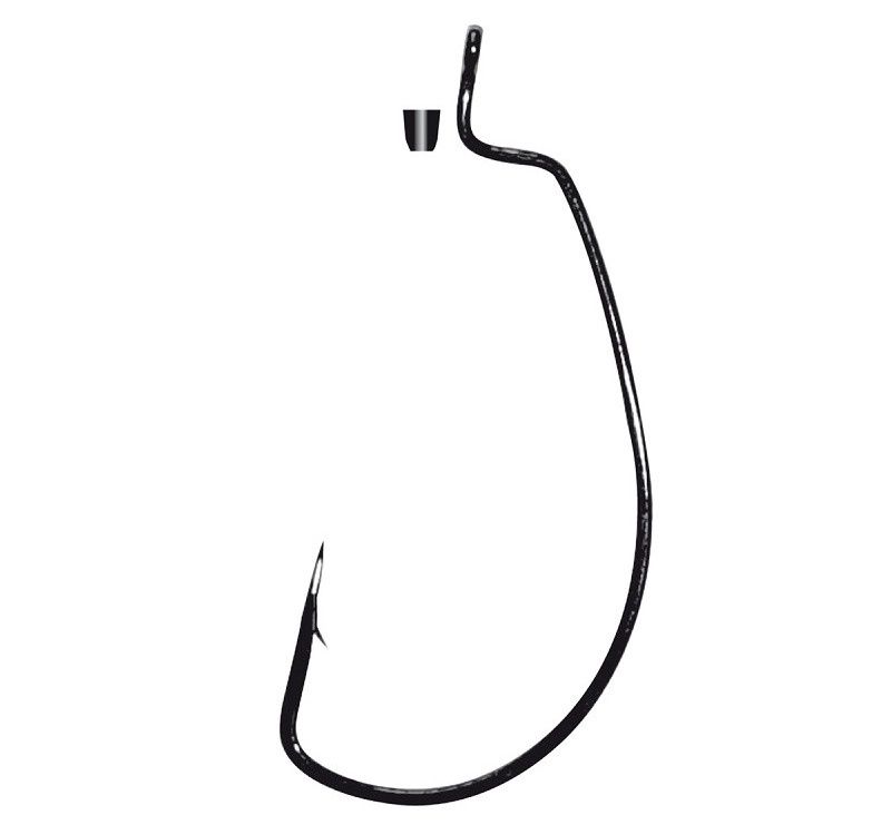 WORM EWG HOOKS SIL STOPPER BLACK # 4/0