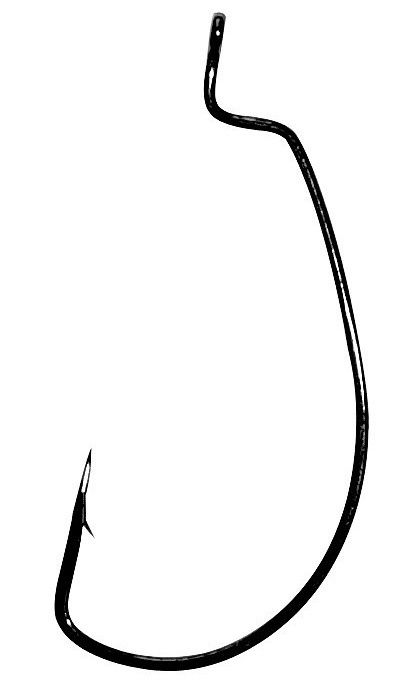 Gamakatsu Worm Offset EWG Hooks Black # 2/0 6 pcs