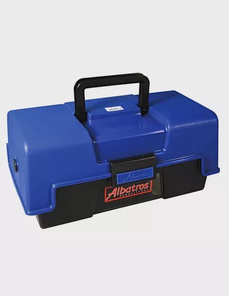 Albatros 2-Ladige Viskoffer Blauw M