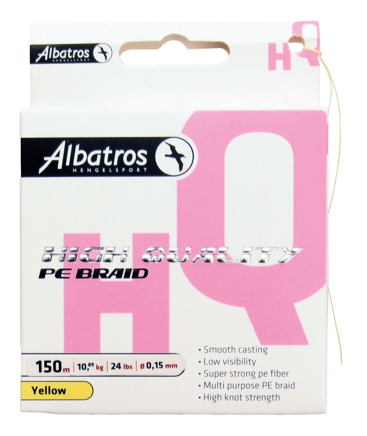 Albatros HQ Braid 0,15 mm/150 m Yellow