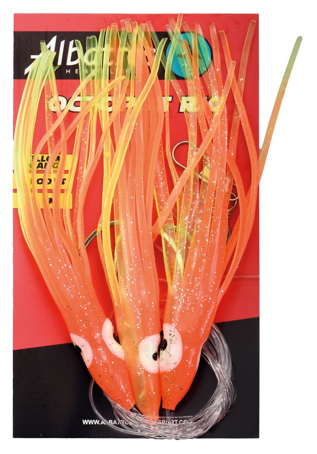 Albatros Deep Blue 12 cm Octopus Rig Yell/Ora