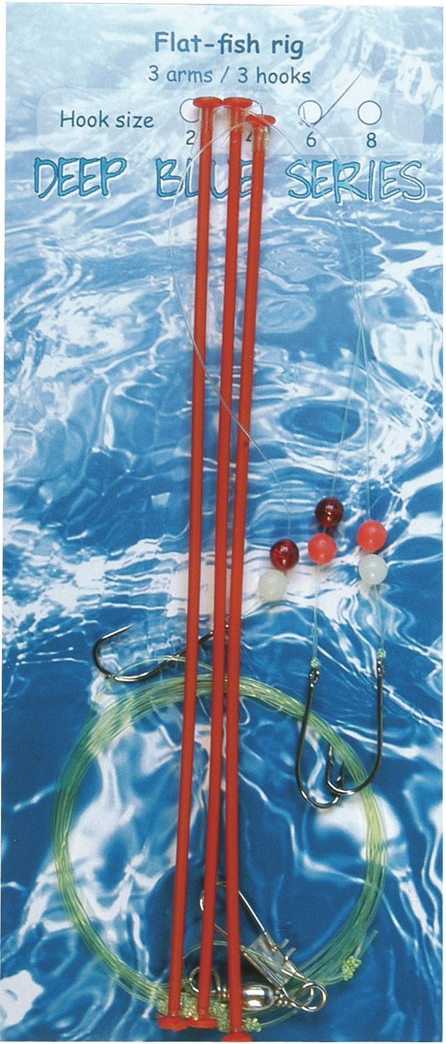 Albatros Deepblue Flat-sea Rig 3 arm/3 hooks #8