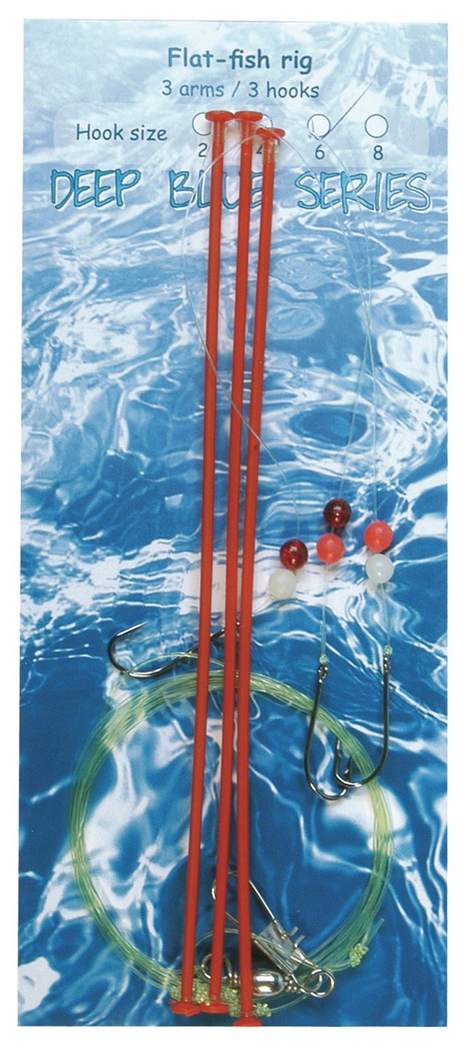 Albatros Deepblue Flat-sea Rig 3 arm/3 hooks #8