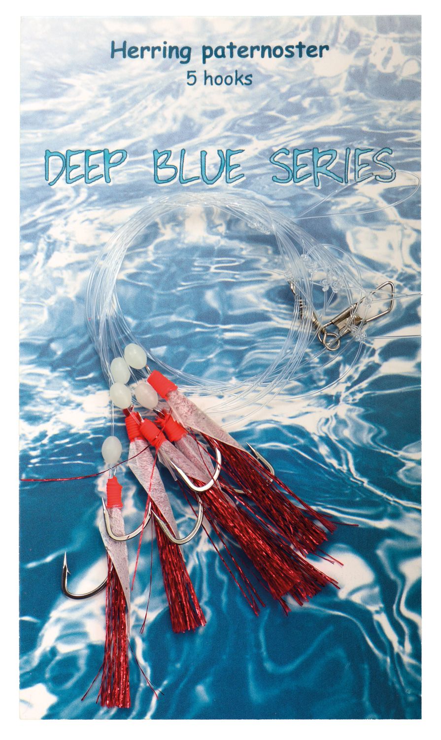 Albatros Deepblue Herring Paternoster 5 hooks Glitter