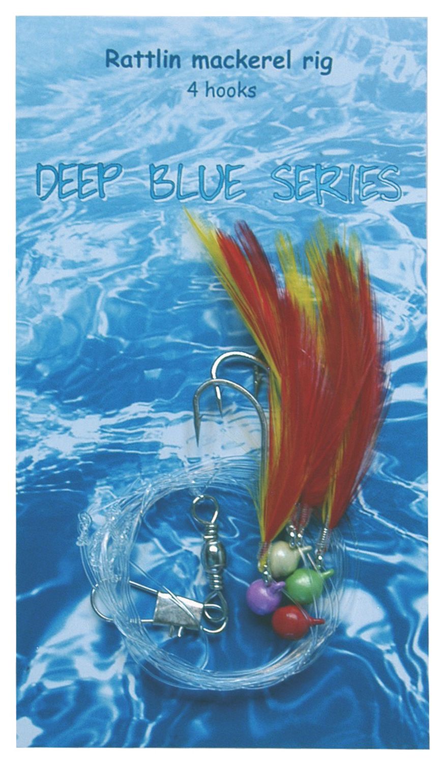 Albatros Deepblue Rattlin Mackerel Rig 4 Hooks
