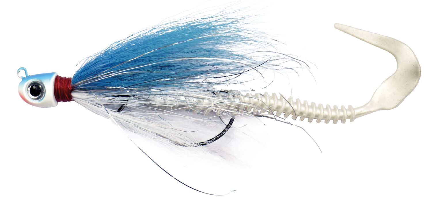 Albatros Bucktail Jig Weedles 25 g Blue/white