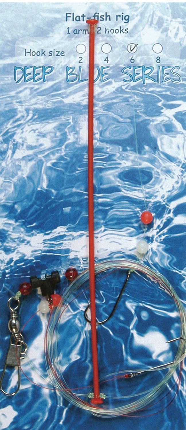 Albatros Deepblue Flat-sea Rig 1 arm/2 hooks #6