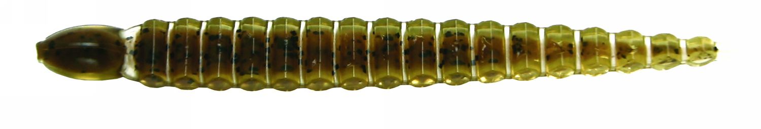Keitech Custom Leech 3" Green Pumpkin 101C
