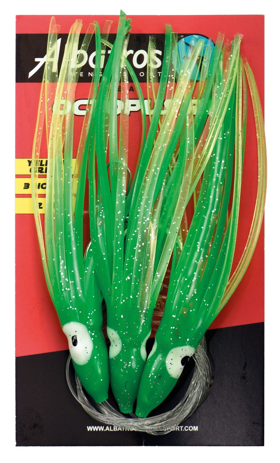 Albatros Deep Blue 12 cm Octopus Rig Yell/Gre