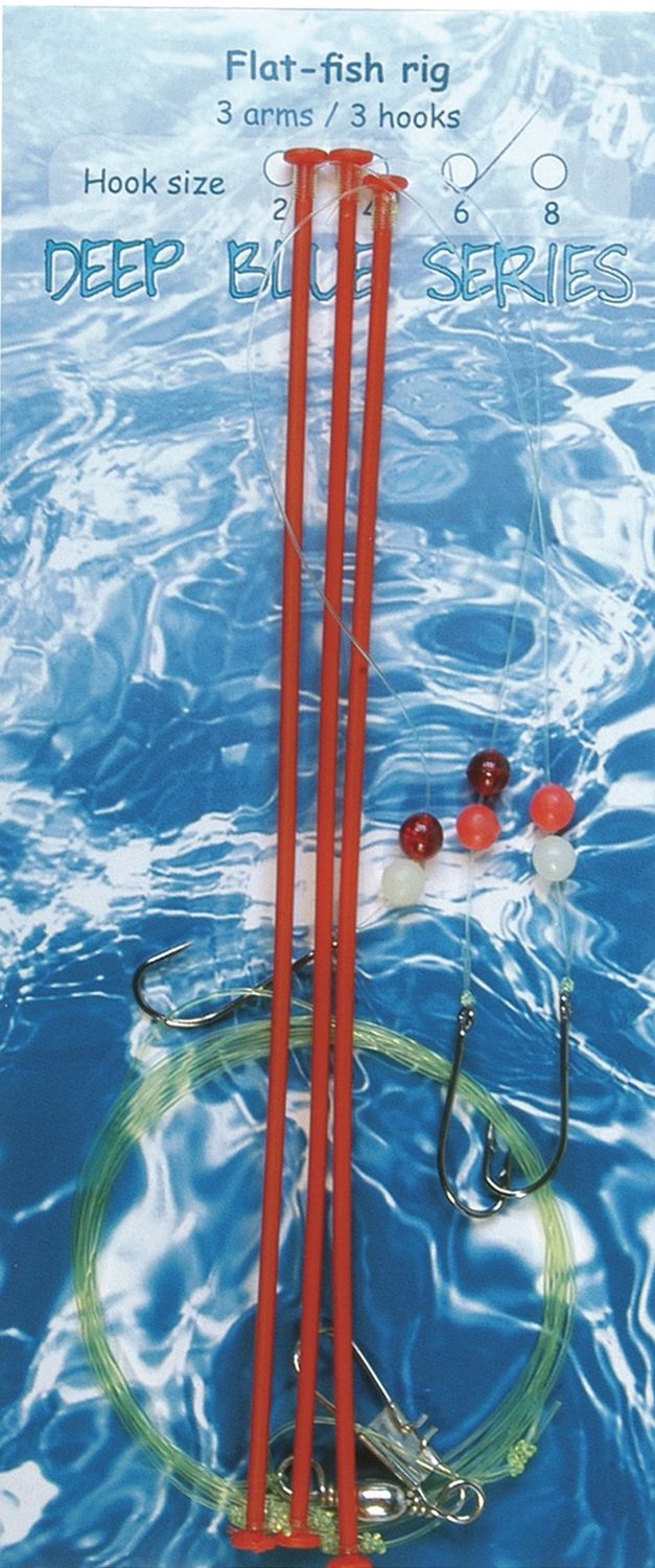 Albatros Deepblue Flat-sea Rig 3 arm/3 hooks #6