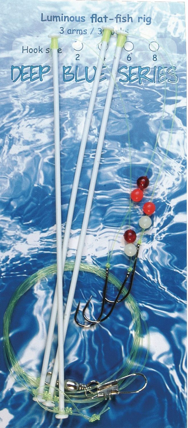 Albatros Deepblue Lum.flat-sea 3 arm/3 hooks #4