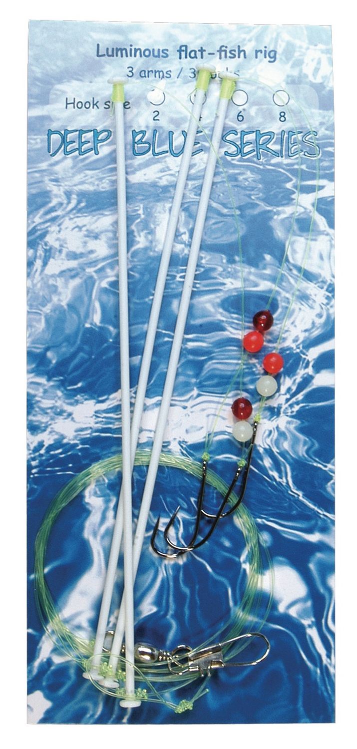 Albatros Deepblue Lum.flat-sea 3 arm/3 hooks #4