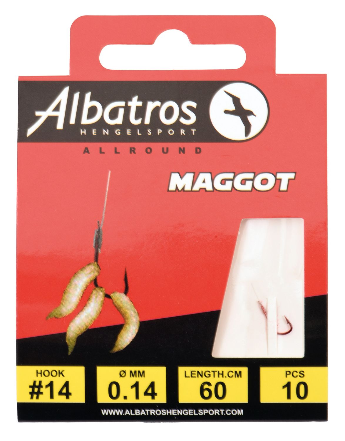 Albatros Hakenboekje Maden #14/0.14 mm/60 cm