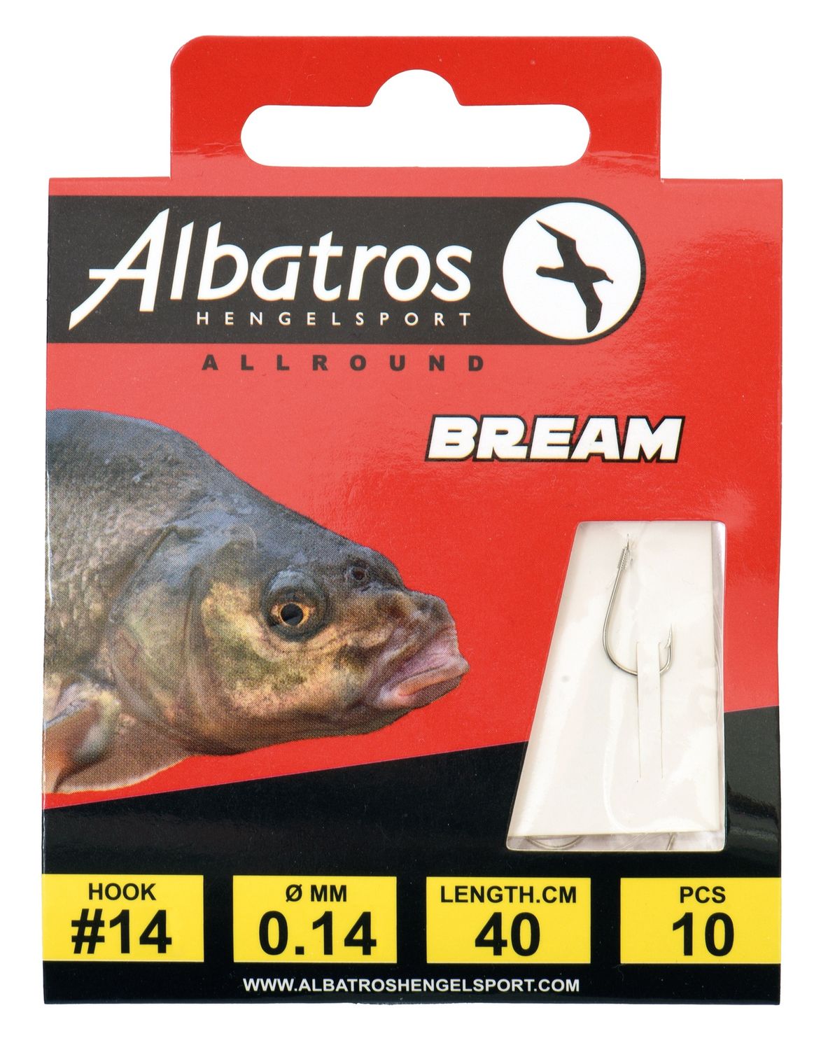 Albatros Hakenboekje Brasem #14/0.14 mm/40 cm