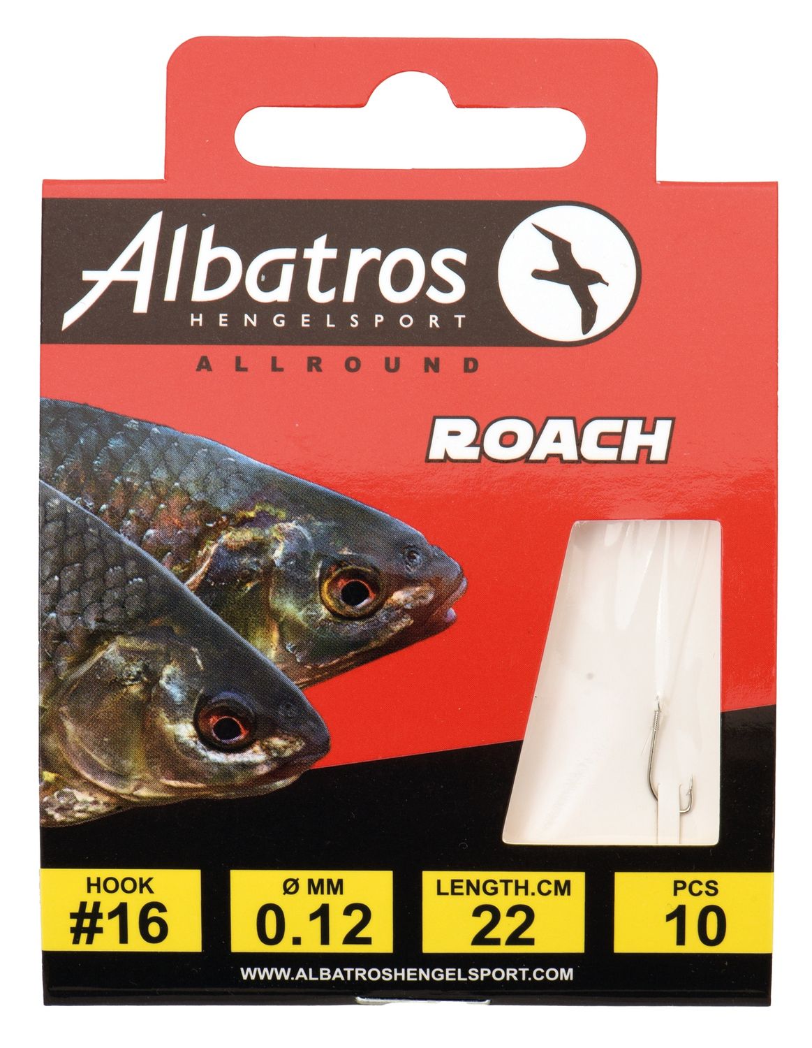 Albatros Hakenboekje Voorn #16/0.12 mm/22 cm