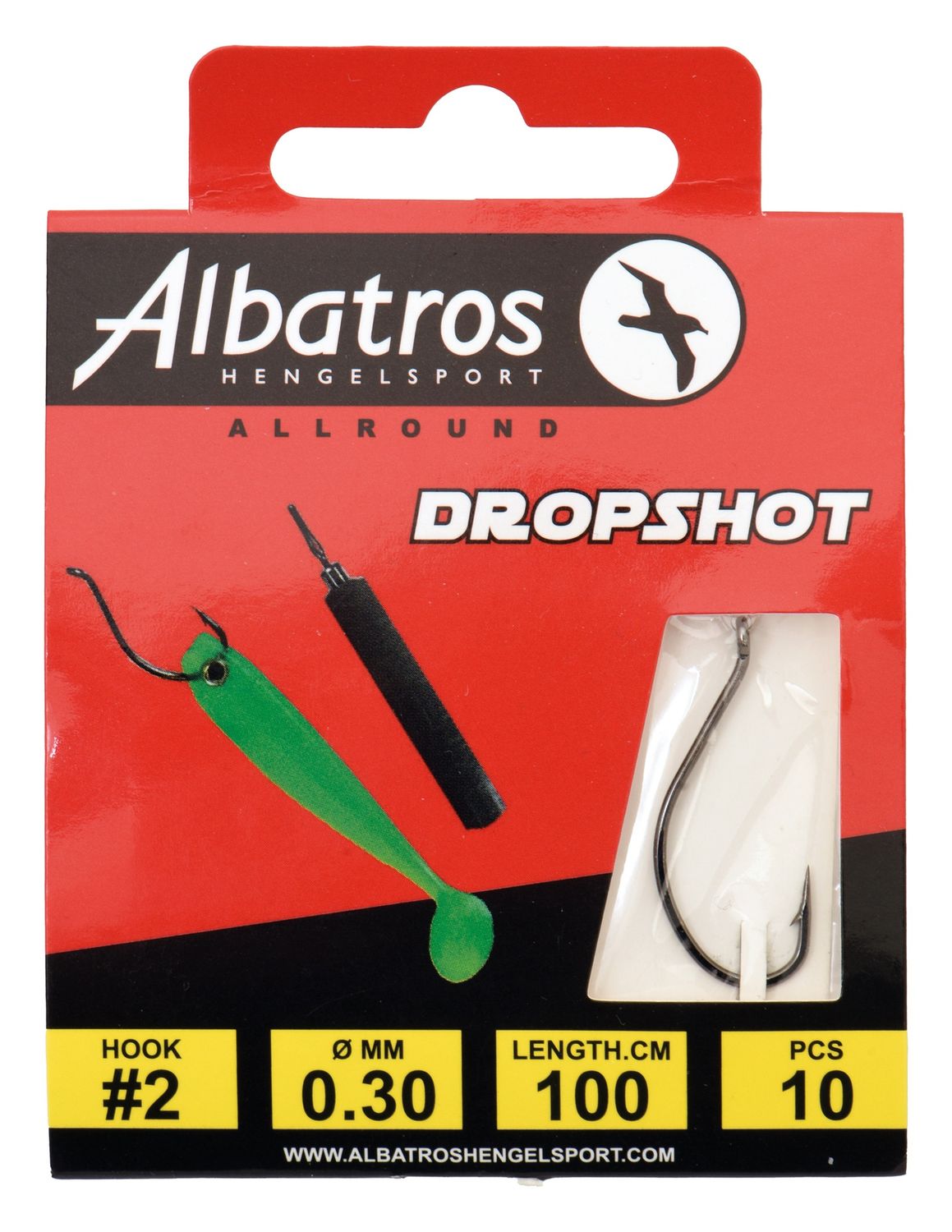 Albatras Hakenboekje Dropshot FC #2/0.30 mm/100 cm