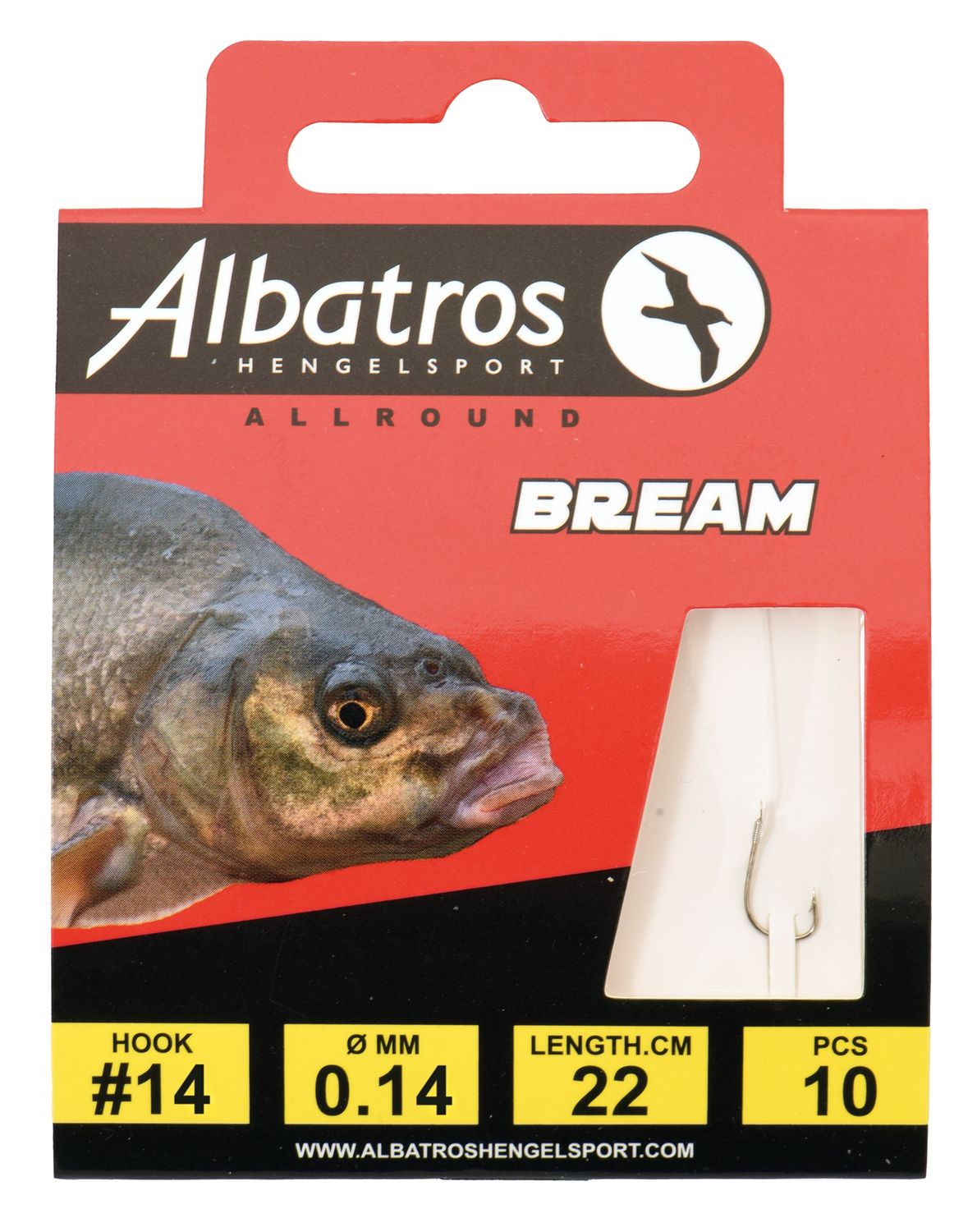 Albatros Hakenboekje Brasem #14/0.14 mm/22 cm
