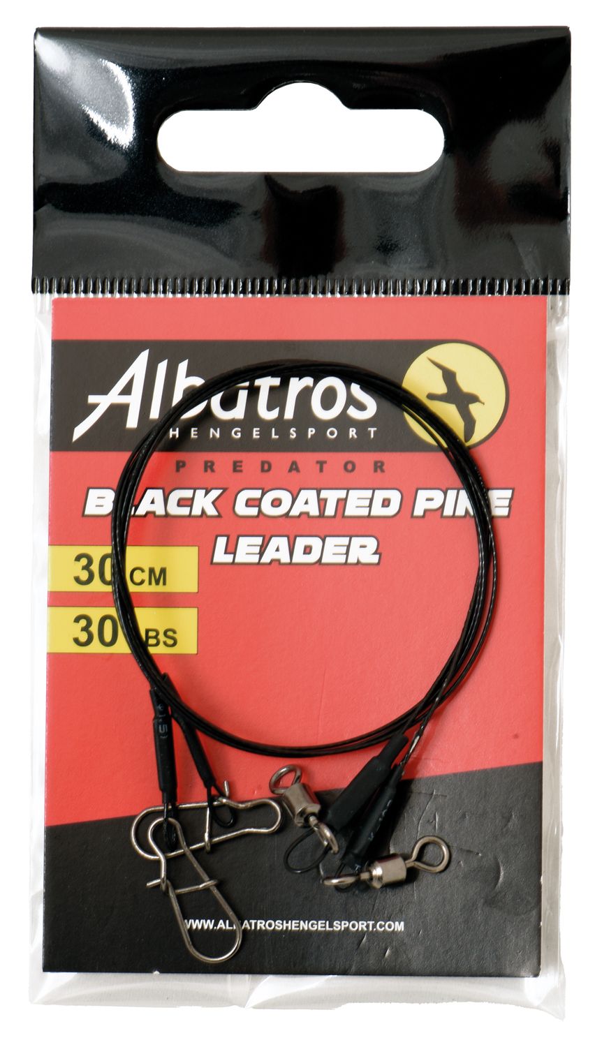 Albatros Black Coated Pike Leader 30LB/30 cm