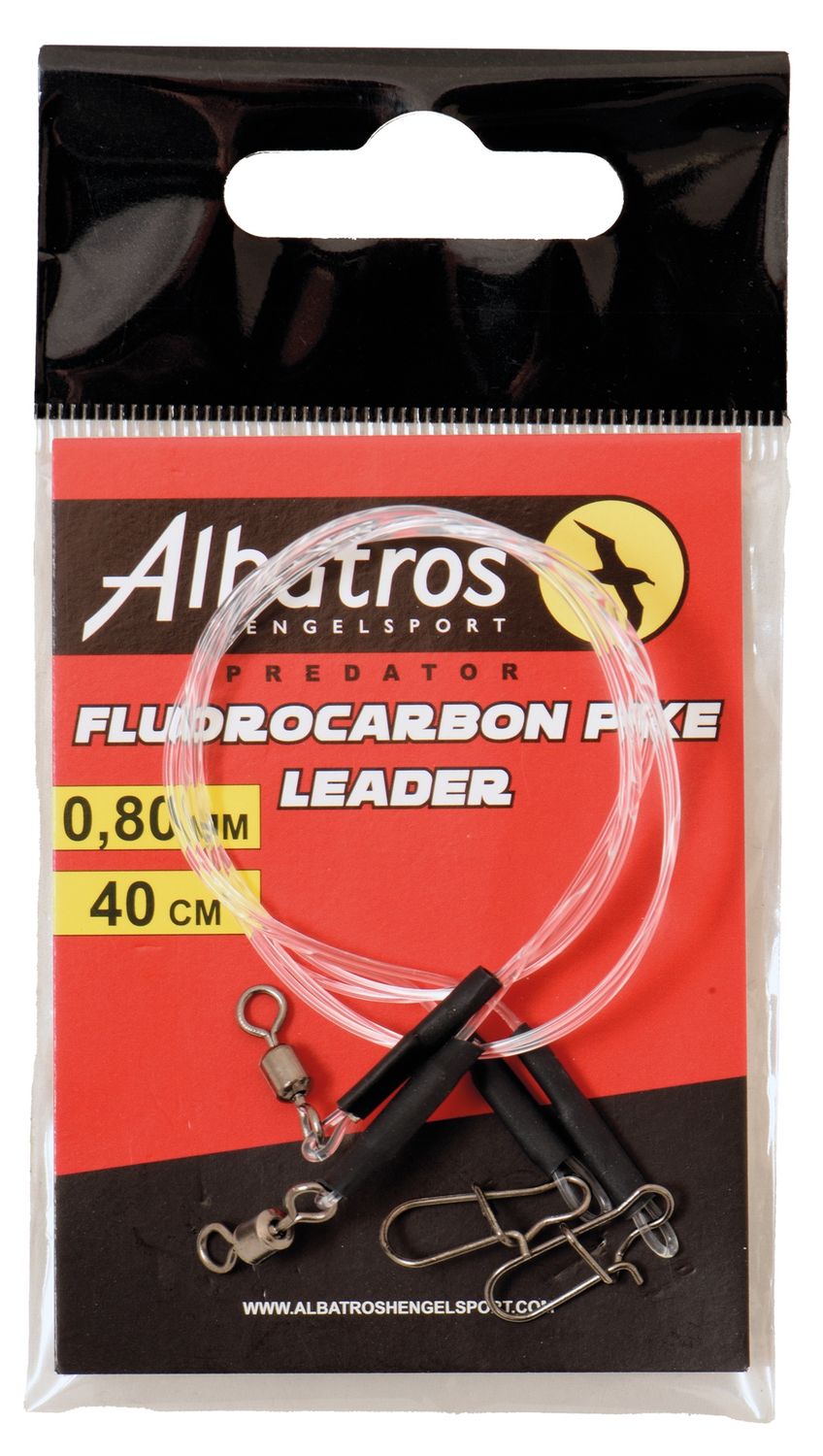 Albatros Pike Fluoro Carbon Leader 80/00 40 cm