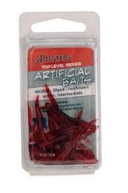 Albatros Imitatie Worm Rood/Bruin 20 pcs