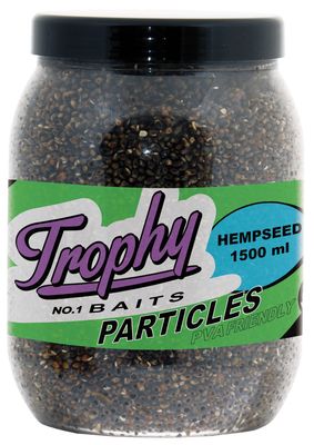 Trophy Baits Particles Hempseed 1500 ml Ready to Fish