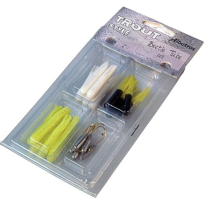 Troutstyle Beetle Tubeset verpakkingsinhoud 20 stuks