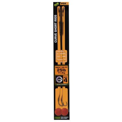 Fox Edges Curve Short Size 4 25 lb Camotex Semi Stiff 2 pcs