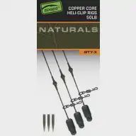 Fox Edges Naturals Heli-Clip Rigs 50lb Copper Core 3 pcs