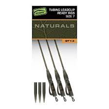 Fox Edges Naturals Tubing Leadclip Ready Rigs Size 7 3 pcs