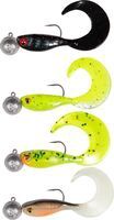 Fox Rage Micro Grub Tail Mixed UV Colour loaded