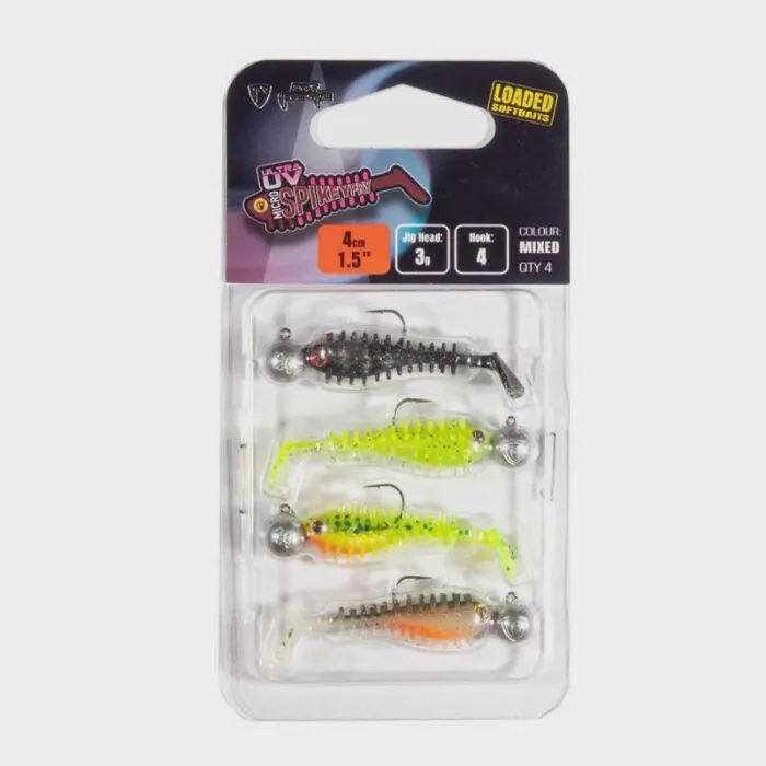 Fox Rage Micro Spikey Fry Mixed UV Colour Pack loaded 4 cm 3 g 4 pcs