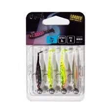 Fox Rage Micro Tiddler Fast Mixed UV Colour Pack loaded 5 cm 3 g 4 pcs