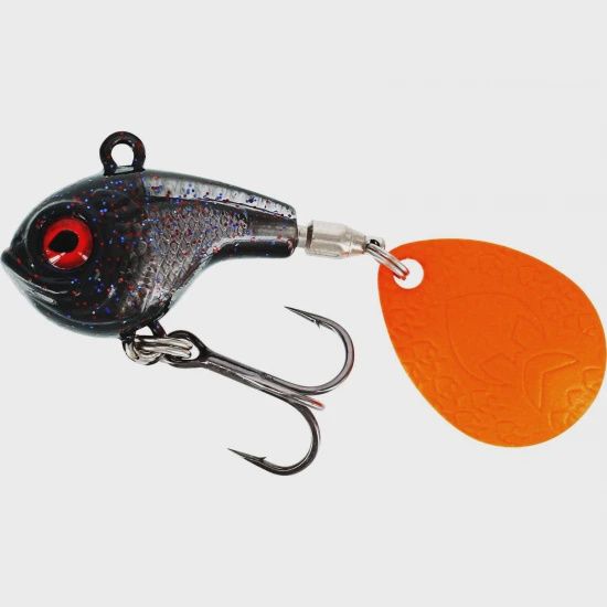 Westin Dropbite Spin Tail Jig 3,4 cm 17 g S black mamba