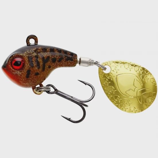 Westin Dropbite Spin Tail Jig 3,7 cm 22 g S motoroil burbot