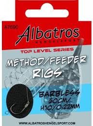 Albatros Method/Feeder Rigs 60 cm #12/0.20 mm 8 pcs