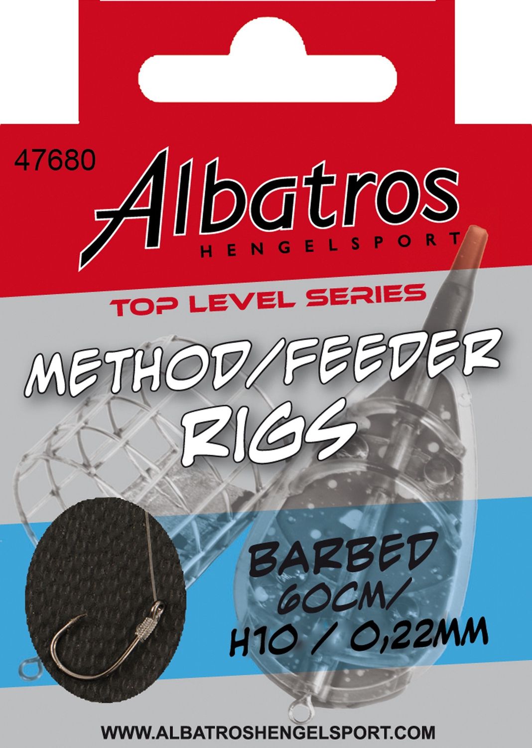 Albatros Method/feeder Rigs 60 cm #10/0.22 mm