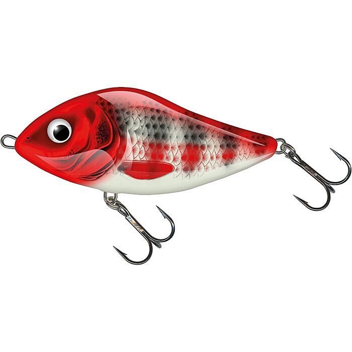 Salmo Slider 10 cm 46 g S Holo Red Head Striper