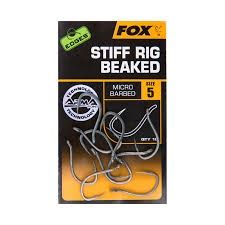 Fox Edges Stiff Rig Beaked Barbless Size 8B 10 pices