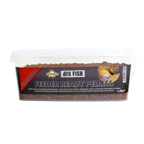 Dynamite Big Fish Strawberry pellets Ready2Fish 1.2 kg