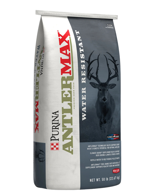 Feed -Purina  AntlerMax Water Shield Deer 20