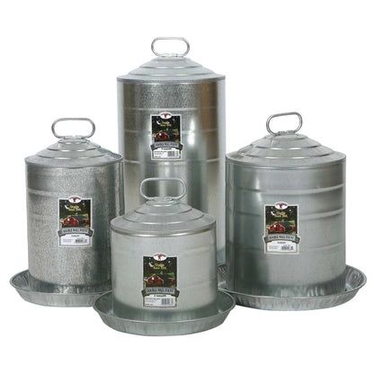 Galvanized Double Wall Poultry Fountain