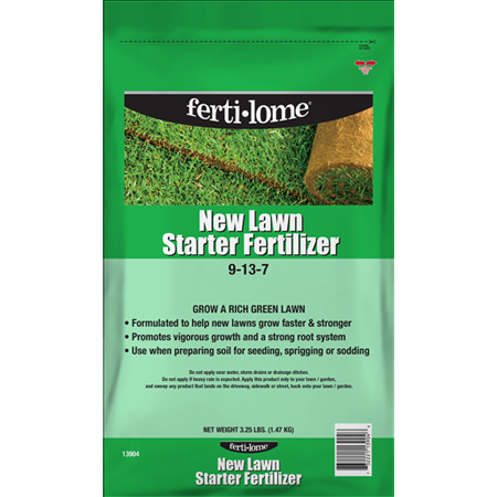 New Lawn Starter Fertilizer 9-13-7