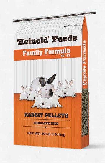Feed - Heinold Family Formula 17-17 Rabbit Pellets